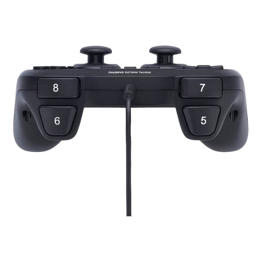 Amazon.co.jp: BUFFALO USBゲームパッド 12ボタン 振動機能付